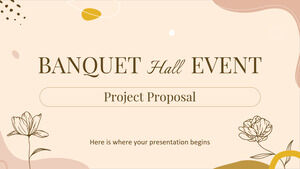 Banquet Hall Event Project Proposal