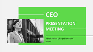 Reunião de apresentação do CEO