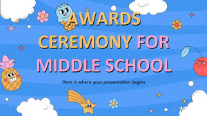 Awards Ceremony for Middle School