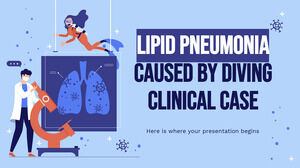 Pneumonie lipidica cauzata de scufundari Caz ​​clinic