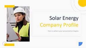 태양 에너지 회사 프로필