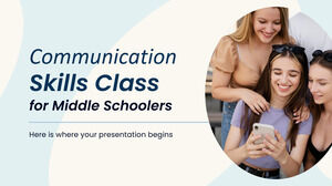 Clasa de aptitudini de comunicare pentru elevii de gimnaziu