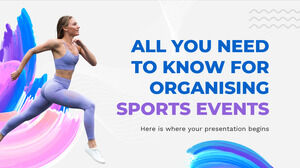 Tudo o que você precisa saber para organizar eventos esportivos
