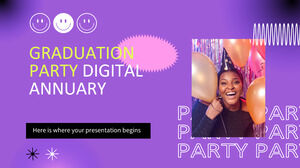 Graduation Party Digital Annuary