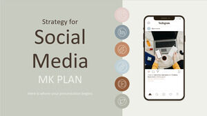 Stratégie pour le plan MK des médias sociaux