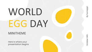 Minitema do Dia Mundial do Ovo