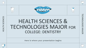 건강 과학 및 기술 대학 전공: 치과