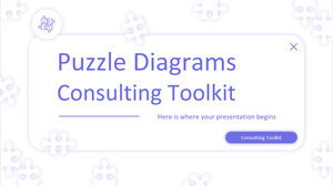 Setul de instrumente de consultanță pentru diagrame puzzle