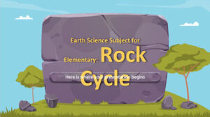 초등학교 지구과학 과목: 암석의 순환