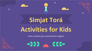 Atividades Simjat Tora para crianças