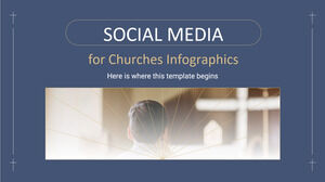 교회 인포그래픽을 위한 소셜 미디어