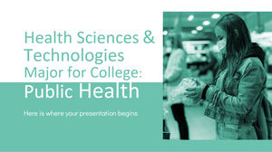 대학 보건 과학 및 기술 전공: 공중 보건