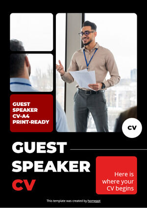 Guest Speaker CV