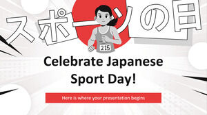 日本の体育の日を祝おう！