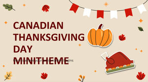 Minitema del Giorno del Ringraziamento canadese