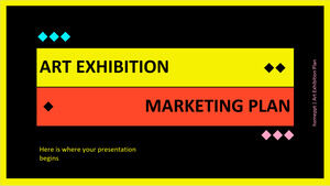 Plan de marketing de l'exposition d'art