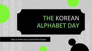 Il giorno dell'alfabeto coreano