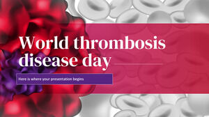 Journée mondiale de la thrombose