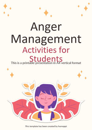 学生的愤怒管理活动
