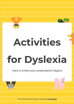 Disleksi için Aktiviteler