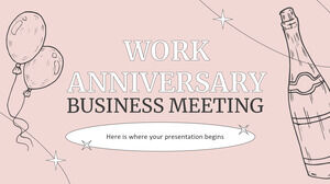 Work Anniversary Business Meeting