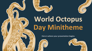 Welt-Oktopus-Tag-Minithema