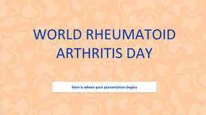 Welttag der rheumatoiden Arthritis