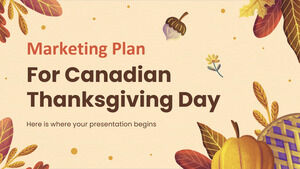 MK-Plan für den kanadischen Thanksgiving Day
