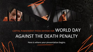 Apărarea tezei privind pedeapsa capitală pentru Ziua Mondială împotriva pedepsei cu moartea