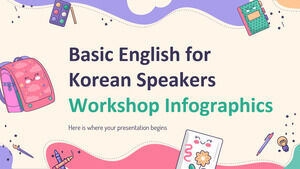 อินโฟกราฟิกการประชุมเชิงปฏิบัติการภาษาอังกฤษพื้นฐานสำหรับผู้พูดภาษาเกาหลี