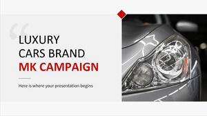 حملة MK للعلامة التجارية للسيارات الفاخرة