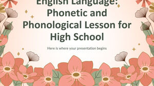 Język angielski: lekcja fonetyczna i fonologiczna dla szkół średnich