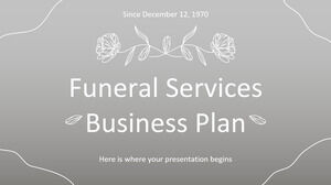 Cenaze Hizmetleri İş Planı