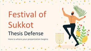 Festival di Sukkot Difesa della tesi