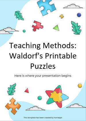 Metody nauczania: Puzzle do wydrukowania Waldorfa