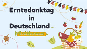 Minitema do Dia de Ação de Graças Alemão