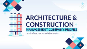 Perfil de la empresa de administración de arquitectura y construcción