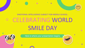 Thema Emotionale Intelligenz für die Mittelschule: Den Welttag des Lächelns feiern