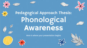 Thèse d'Approche Pédagogique : La Conscience Phonologique