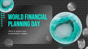 شرائح اليوم العالمي للتخطيط المالي