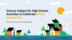 Przedmiot ścisły dla liceum: zajęcia z okazji Światowego Dnia Habitatu