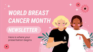 Bulletin d'information du Mois mondial du cancer du sein