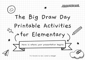Le attività stampabili del Big Draw Day per le elementari