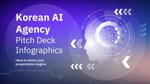 Korean AI Agency Pitch Deck Infographics