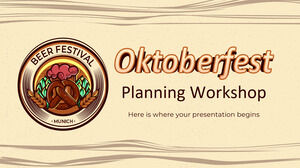 Oktoberfest Planning Workshop