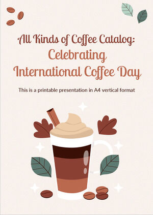 Catálogo Todos os Tipos de Café: Comemorando o Dia Internacional do Café