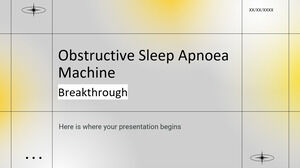 Obstrüktif Uyku Apnesi Makinesinde Buluş