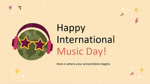 Bonne Journée internationale de la musique !