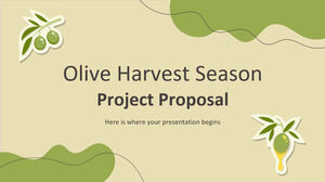 Projektvorschlag für die Olivenerntesaison