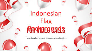 Planos de fundo da bandeira da Indonésia para videochamadas